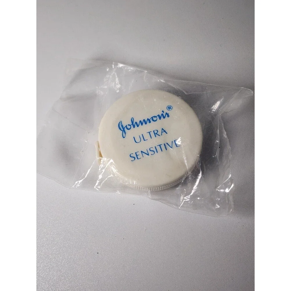 Vintage Johnson’s Ultra Sensitive Promotional Tape Measure New Sealed Promo Item